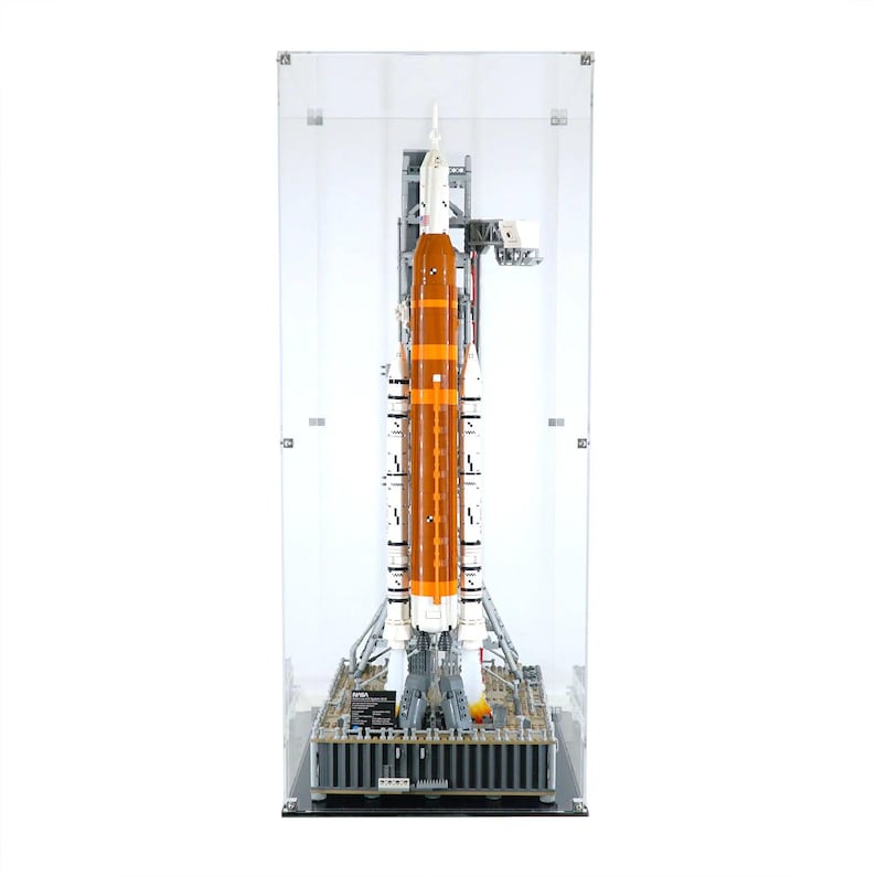 Acrylic Display Case Fits LEGO 10341, NASA Artemis Space Launch System ...
