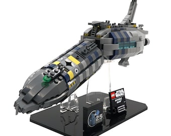 Acrylic Display Stand Fits LEGO 75377, Invisible Hand Version 1 - Set Not Included