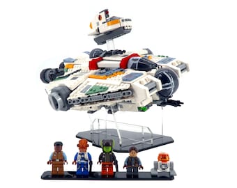 Acrylic Display Stand Fits LEGO 75357, Ghost and Phantom II - Set Not Included