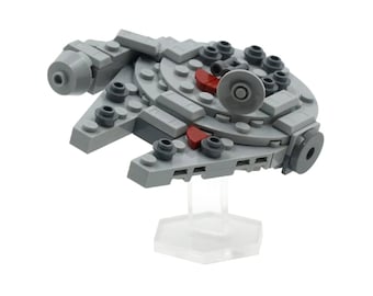 Acrylic Display Stand Fits LEGO 30708, Millennium Falcon Mini-Build - Set Not Included