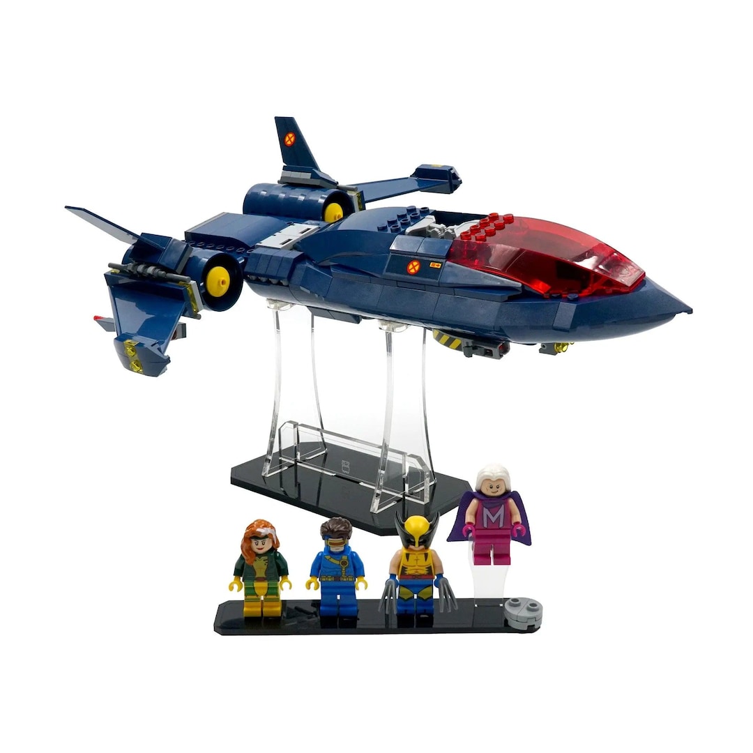 アクリルスタンドH アクリル製ディスプレイスタンド（LEGO 76281 X-Men X-Jet対応