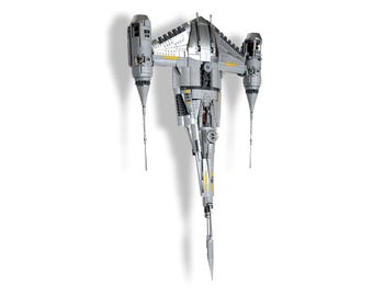 Acrylic Wall-Mount Display Stand fits LEGO 75442, The Mandalorian's N-1 Starfighter UCS - Set Not Included