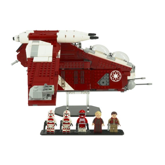 rouge 壁掛けオルゴール LEGO スターウォーズ コルサントガードガンシップ 75354 用ウォール