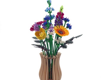 Wooden Vase Kit for LEGO® Flowers 