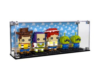 Acrylic Display Case fits LEGO 40860 Toy Story with UV-Printed Background - Set Not Included