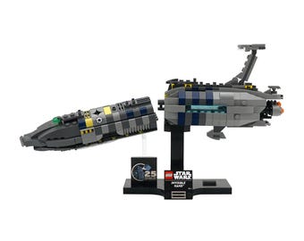 Acrylic Display Stand Fits LEGO 75377, Invisible Hand Version 2 - Set Not Included