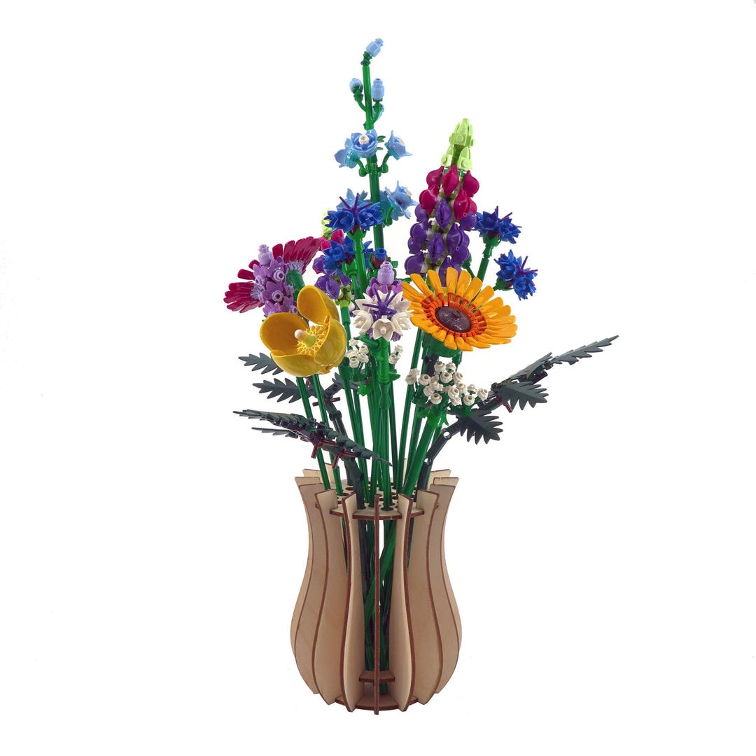 Lego flower bouquet vase sale