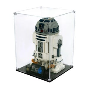 R2-D2専用ディスプレイケース レゴ® R2D2™ セット 75379 用アクリル製ディスプレイケース - 米国製