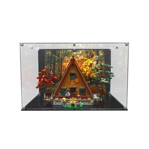 Vitrine pour 21338 - Cabine avec cadre en A