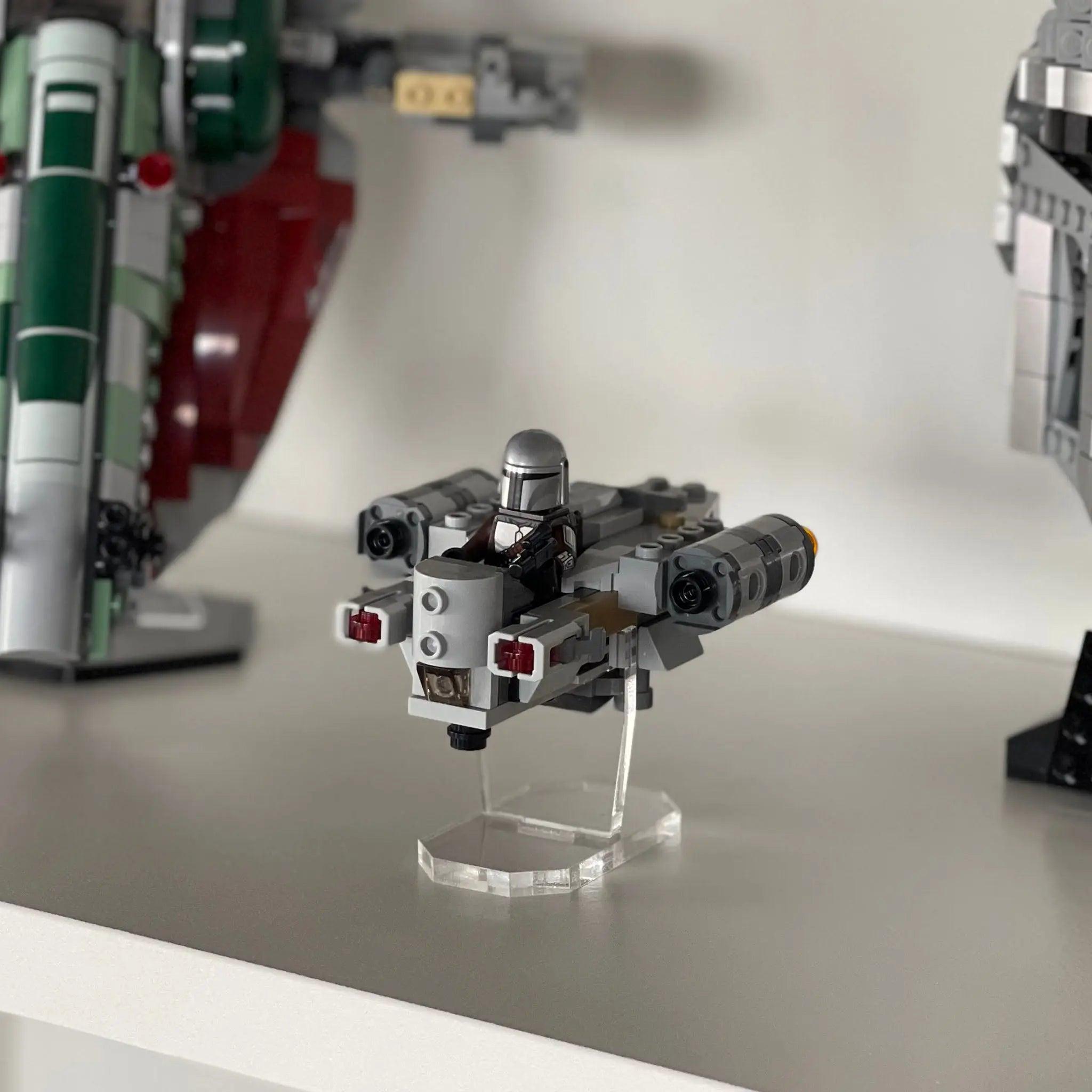 Acrylic Display Stand Fits LEGO 75321, the Razor Crest Microfighter ...