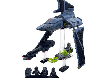 Acrylic Display Stand Fits LEGO 75314, Bad Batch Attack Shuttle - Set Not Included