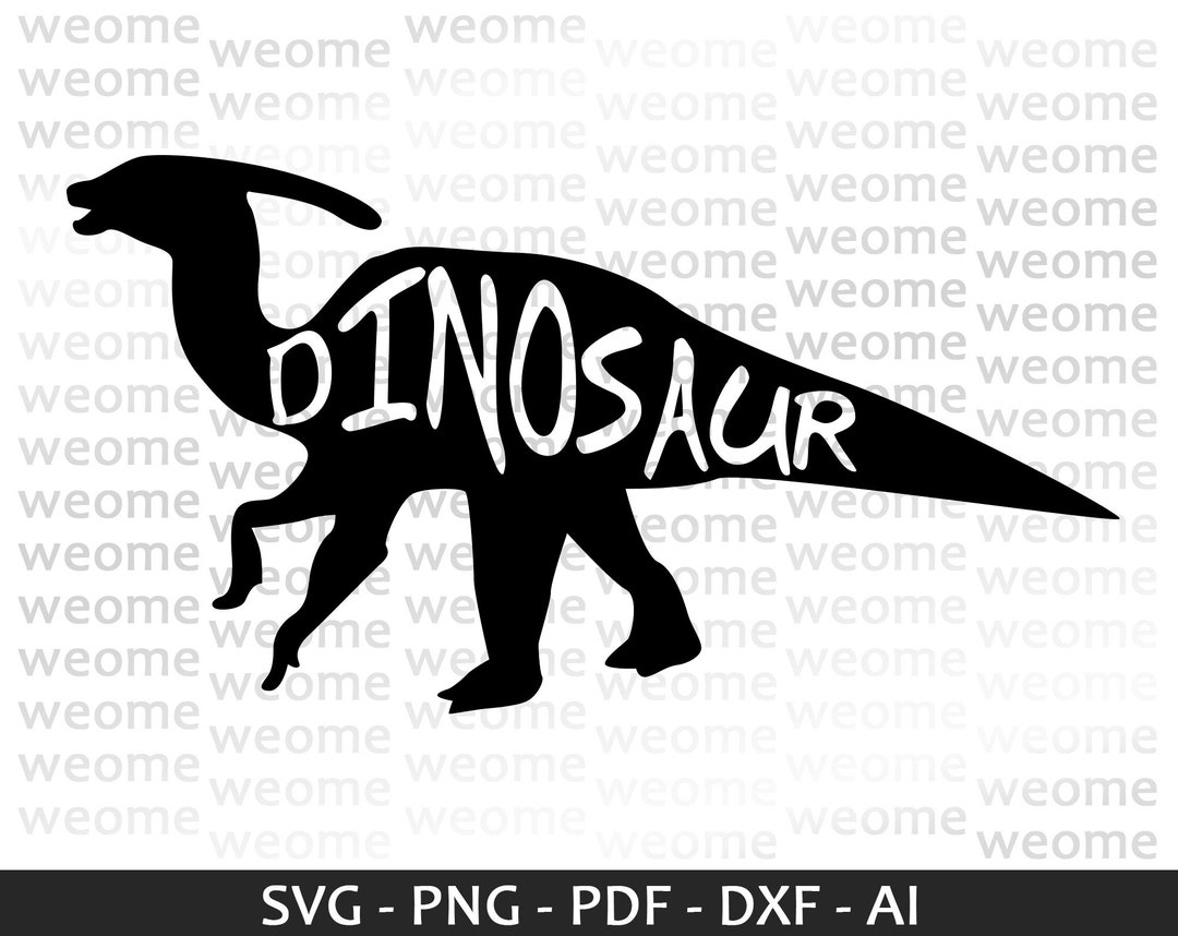 Dinosaur Svg Download File for Cricut, Laser Cut and Print, Commercial ...