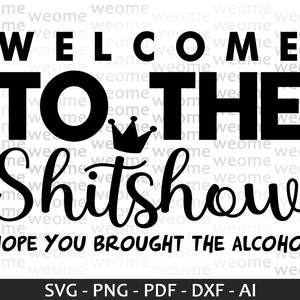 Shitshow svg download file for Cricut, Laser cut and Print, Commercial use