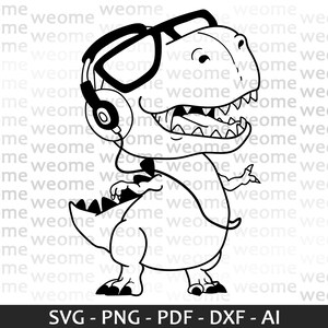Be Cool Dinosaur svg Download-Datei für Cricut, Laserschnitt und Druck, kommerzielle Nutzung
