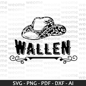 Wallen svg Download-Datei für Cricut, Laserschnitt und Druck, kommerzielle Nutzung