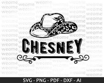 Chesney svg download file for Cricut, Laser cut and Print, Commercial use