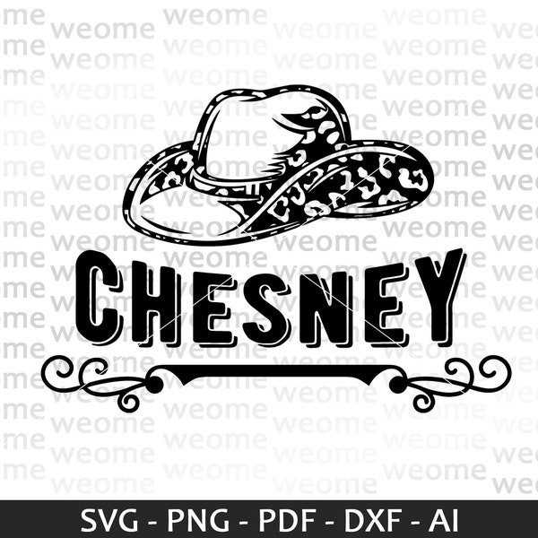 Chesney svg download file for Cricut, Laser cut and Print, Commercial use