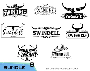Pobierz plik Swindell Bundle svg do Cricut, cięcia laserowego i drukowania, użytku komercyjnego