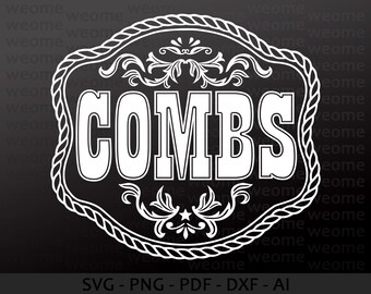 Combs svg download file for Cricut, Laser cut and Print, Commercial use
