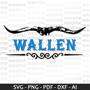 Wallen svg Download-Datei für Cricut, Laserschnitt und Druck, kommerzielle Nutzung