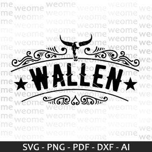 Wallen svg Download-Datei für Cricut, Laserschnitt und Druck, kommerzielle Nutzung