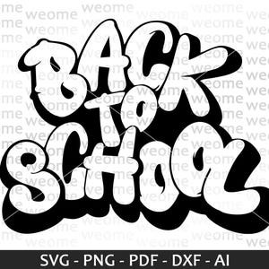 Back to School svg download file for Cricut, Laser cut and Print, Commercial use
