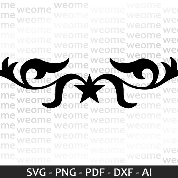 Fichier de téléchargement de tatouage conception svg pour Cricut, découpe laser et impression, usage Commercial