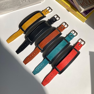 Personalized leather bracelets for women,Unique leather wristbands for men and women,Genuine leather bracelets with adjustable fit, cuffs