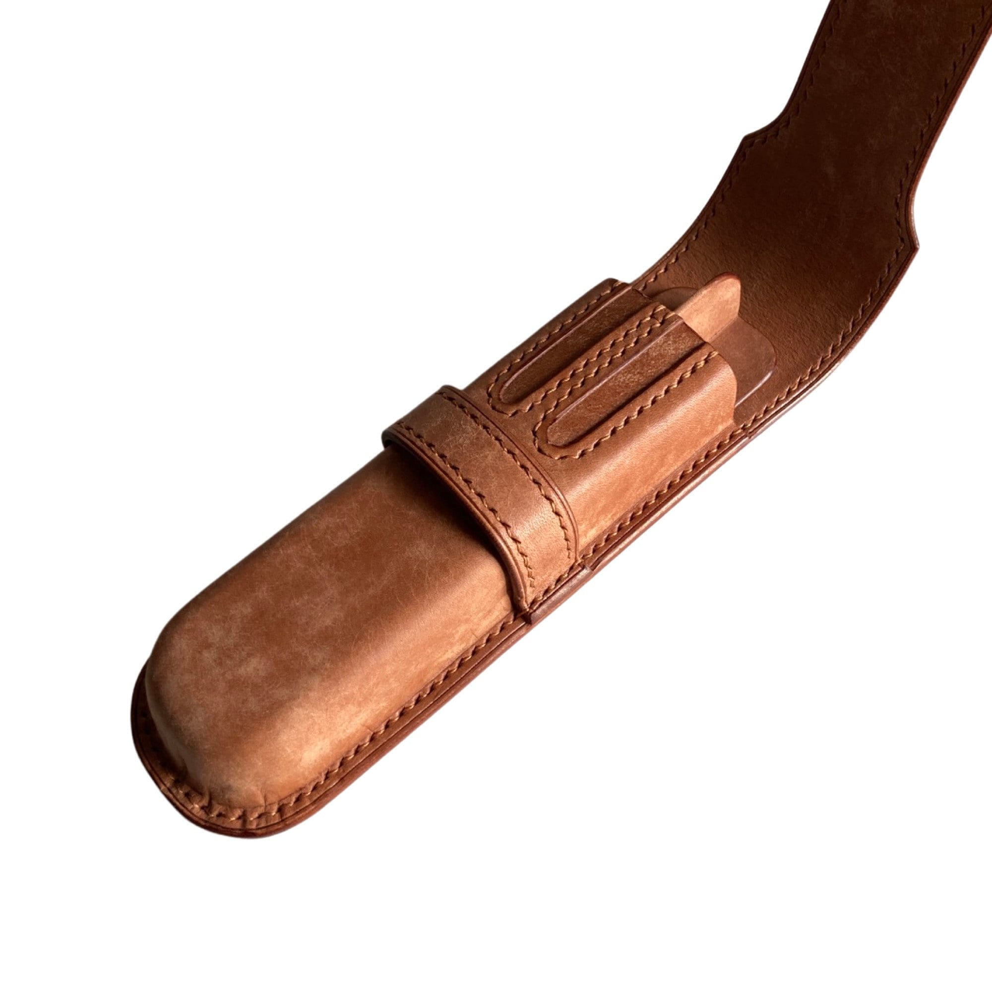 leather pen case for two pens fountain pen case for man Father's Day gifts Pencil sleeve teacher gift handcrafted pencil pouch for Teacher--