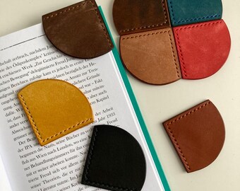 Personalisiertes Lesezeichen aus Leder, Weihnachtsstrumpf füller Geschenk für Buchliebhaber, Buchlesegeschenk zum Geburtstag, 3. Jahrestag