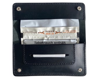 Blague à tabac en cuir, sac à tabac personnalisé fait à la main, étui à tabac pour homme, blague à tabac personnalisée, pochette à rouler le tabac, accessoires pour fumeurs