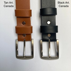 Brown Leather Belt Classic Black Casual Handcrafted vegetable tanned Leather Gift for Boyfriend Gift for Dad Christmas Gift Engraved Belt