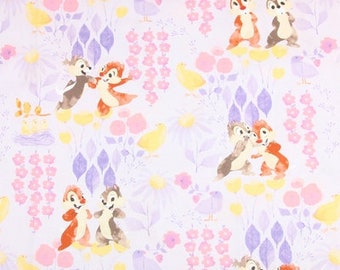 Frisky Squirrel Forest Frolic Fabric Cotton Cartoon Fabric Sewing Fabric Animation Fabric By the Half Yard