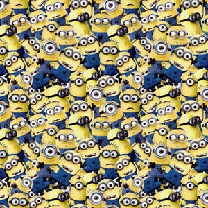 Minions Fabric Despicable Me Cotton Cartoon Fabric Sewing Fabric Animation Fabric By the Half Yard