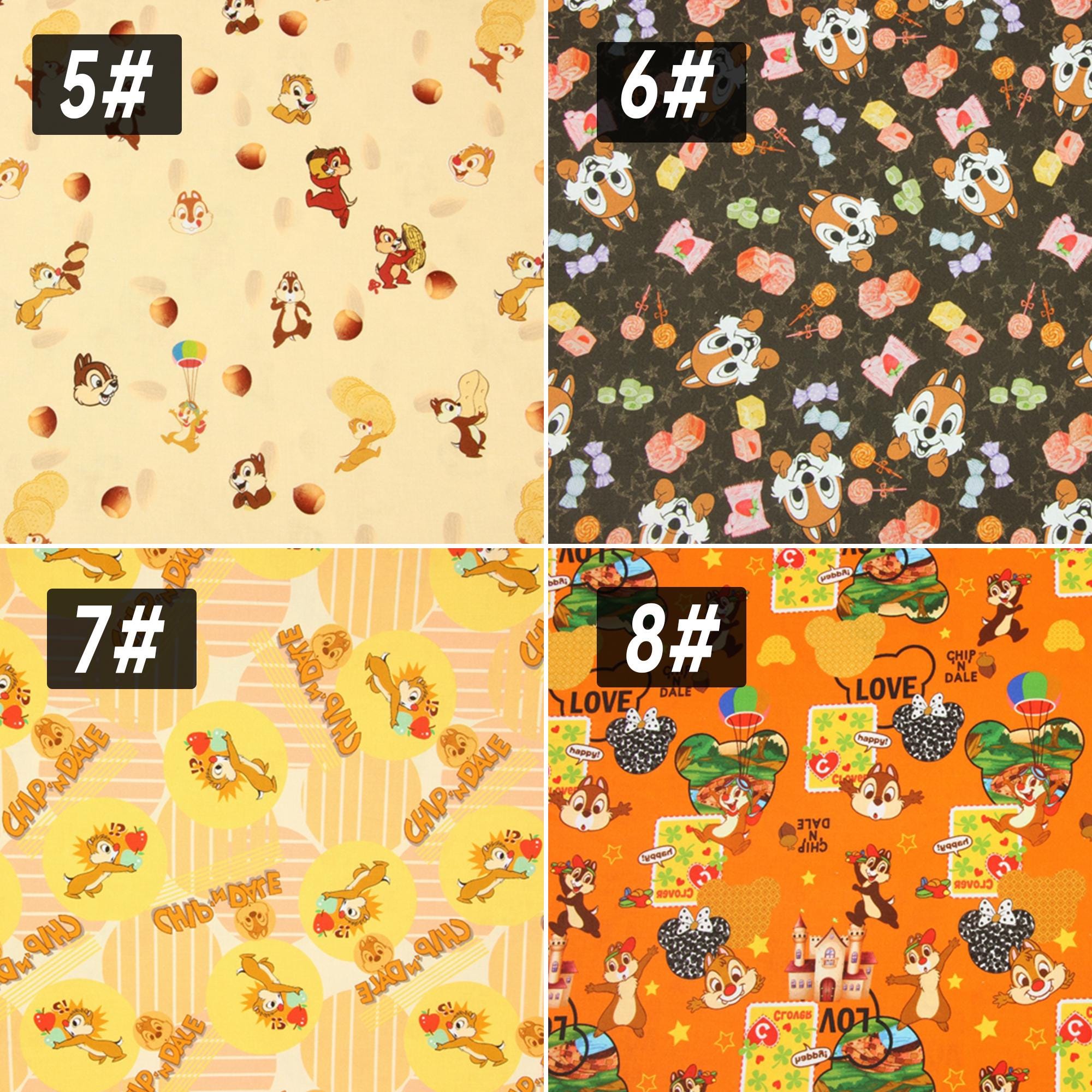 Disney Chip 'n' Dale Themed Fabric Sewing Fabric Animation Fabric by ...
