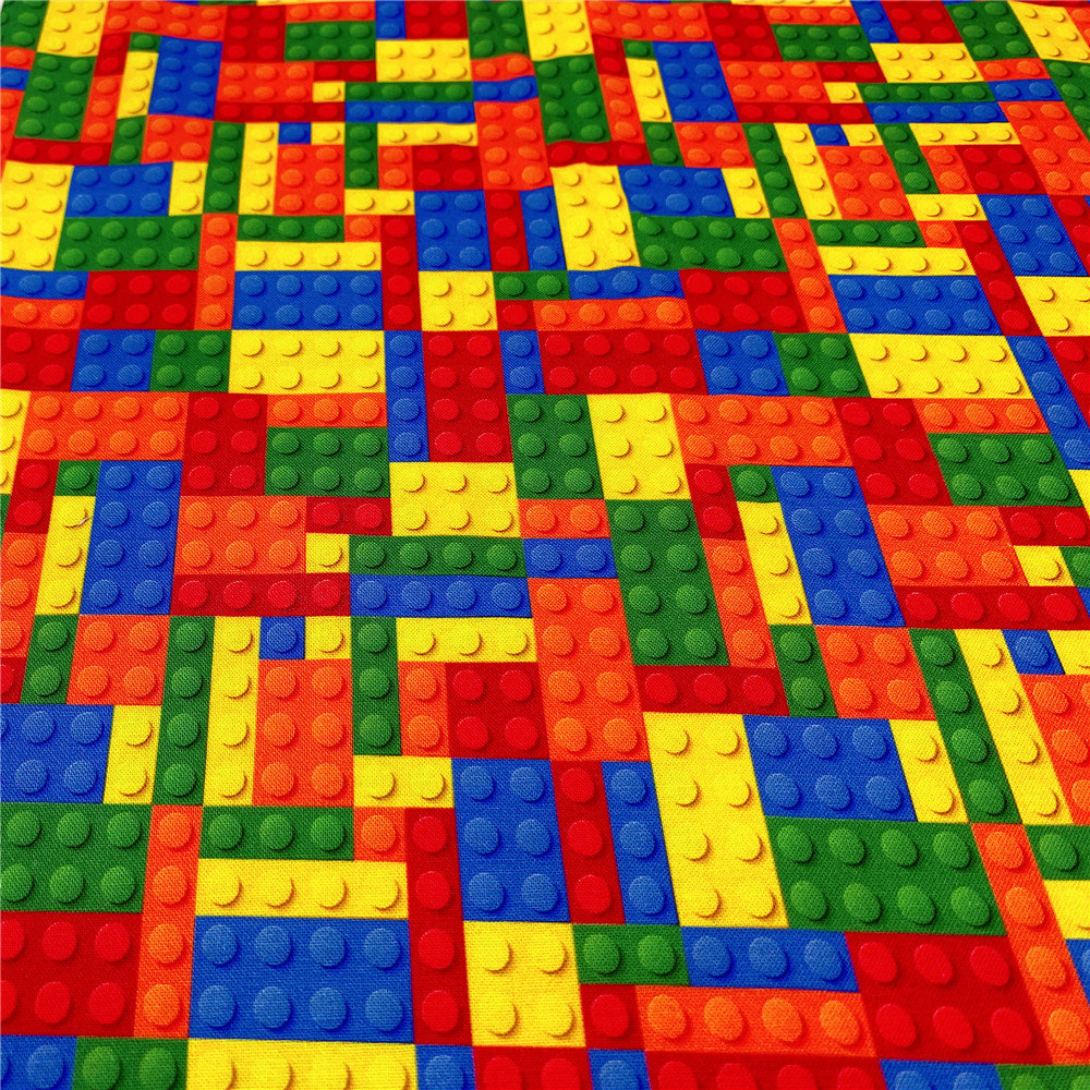 Building Blocks Fabric Construction Toy Bricks Fabric Kids Games Cotton ...