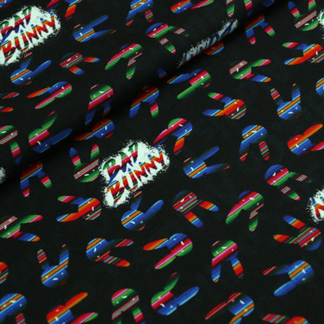 Bad Bunny Fabric Cotton Cartoon Fabric Sewing Fabric Animation Fabric
