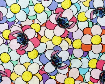 Steekstof Blauwe koalastof Cartoon katoenen stof animatiestof op maat gesneden