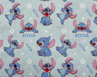 Steekstof Blauwe koalastof Cartoon katoenen stof animatiestof op maat gesneden