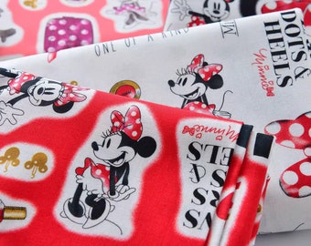 Disney's Mickey Mouse Fabric Halloween Pumpkin Fabric Cotton Cartoon Fabric Animation Fabric By the Half Yard