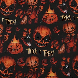 Halloween Horror Movies Fabric Gothic Jason Freddy Chucky Fabric Cotton Cartoon Fabric Sewing Fabric Animation Fabric By the Half Yard