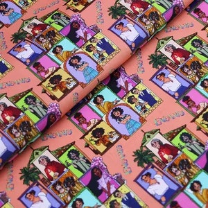 Encanto Fabric Madrigal Fabric Cotton Cartoon Fabric Sewing Fabric Animation Fabric By the Half Yard