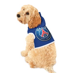 Debardeur personnalise pour animal de compagnie PSG Paris Saint Germain FC 24 25 avec logo FC original cadeau costume de football pour chien et costume de football pour chat Etsy France