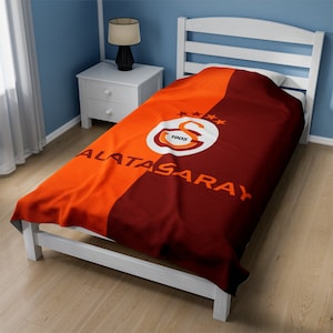 Galatasaray Football Lover Galatasaray Fan Velvet Plush Blanket