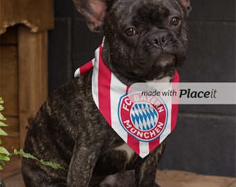 Haustier Hund Katze Special Football Team Bandana FC Bayern München Bandana Ihre niedlichen Tiere werden Ihr leidenschaftliches Team tragen