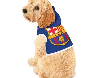 Cat Soccer Jersey Fc Barcelona Dog Bandana Barcelona Fan Pet