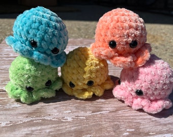 Pulpo Chibi de Ganchillo