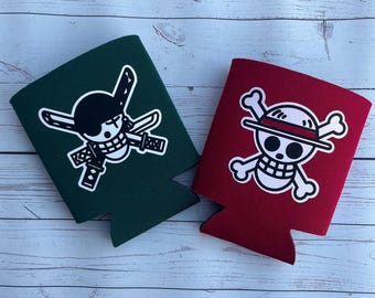 Fundas para latas de piratas del Sombrero de Paja
