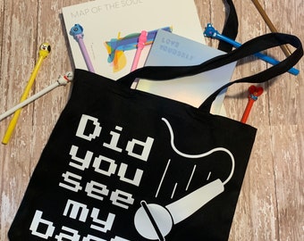 ¿Viste mi bolso (de mano)? - Bolso de mano inspirado en Mic Drop de BTS