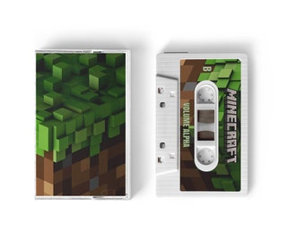 Minecraft Volume Alpha Audio Cassette Tape Includes Artwork & Tracklist